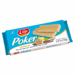 LAGO POKER VANILLA 150G (8) PM 1.29