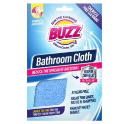 Buzz Microfibre Bathroom Cloth w Germ Shield OC