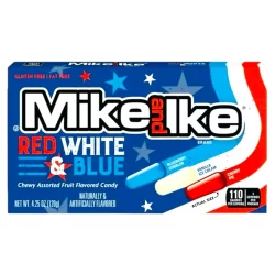 Mike and Ike Red White and Blue Theatre Box (120g)