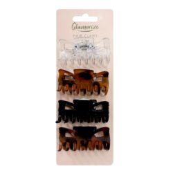 Assorted Claw Clips 4pk