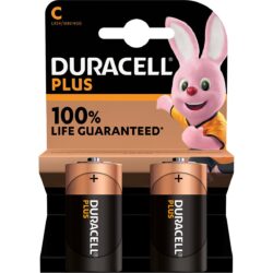 Duracell Plus 100% Extra Life C Batteries
