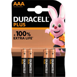Duracell Plus 100% Extra Life AAA Batteries
