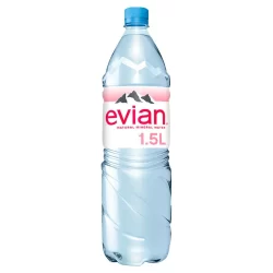 Evian Natural Mineral Water 1.5L 6 Pack