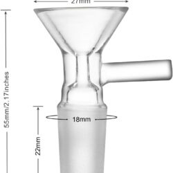 Glass Bowl Adapter Oil Burner 18 mm