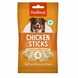 PURE BREED CHICKEN STICKS 4 PCS 180GM