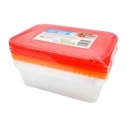 Plastic Food Containers 650ml 5pk