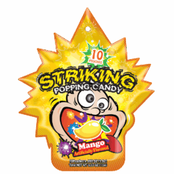 STRIKING Popping Candy 15g – Mango Flavor
