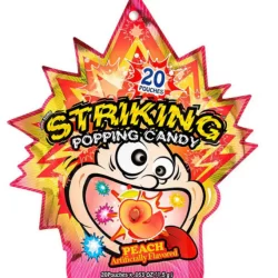 Striking Popping Candy 15g-Peach 15G x 12