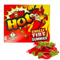 VSTAR Wow Hot Chilli Fire Gummies - Spicy Candy Theatre Box, Bold Flavor Snack, 150g (3)