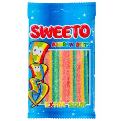 SWEETO RAINBOW BELTS 80G (12)