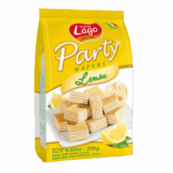 Wafer with lemon cream
