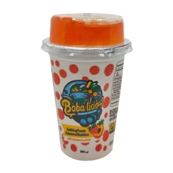 BOBA-LICIOUS PEACH WITH STRAWBERRY (12X350ML)