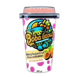 BOBA-LICIOUS PASSION FRUIT WITH TROPICAL (12X350ML)