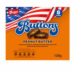 KEENAN'S BUTTONS PEANUT BUTTER (7X128G)