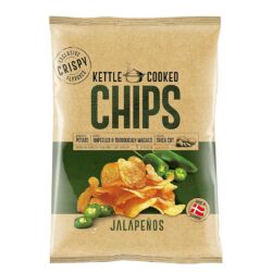 KETTLE COOKED CHIPS - JALAPENO (8X150G)