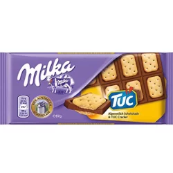 MILKA SANDWICH TABLET TUC (18X87G)