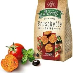 MARETTI BRUSCHETTE TOMATO, OLIVES & OREGANO (5X70G)
