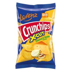 LORENZ X-CUT CHEESE & ONION (10X130G)